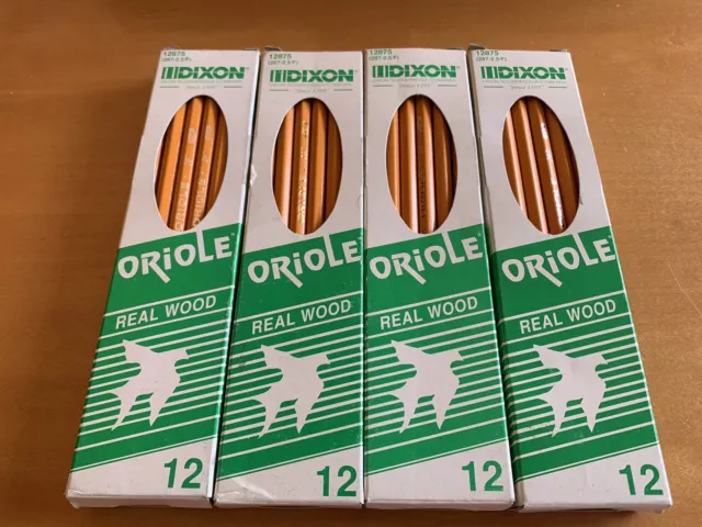 New Old Stock, Vintage Dixon Oriole Pencils No.287 #2.5, Rare Grade 2-1/2, USA