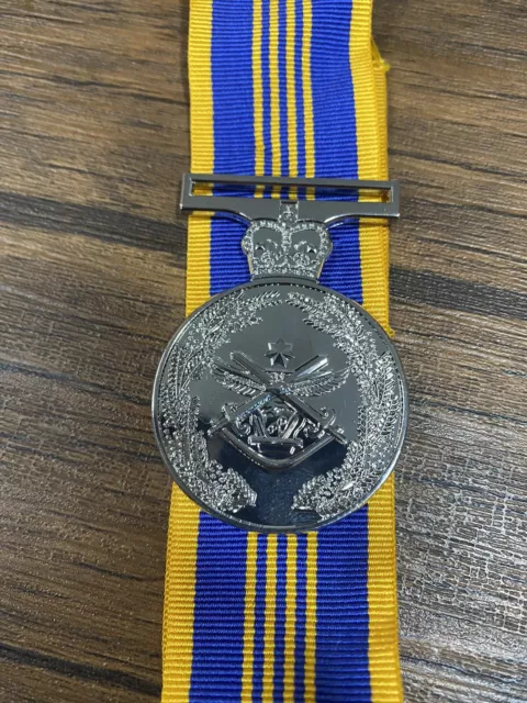 Australian Defence Long Service MEDAL (Full size) & 20cm RIBBON  - Replica