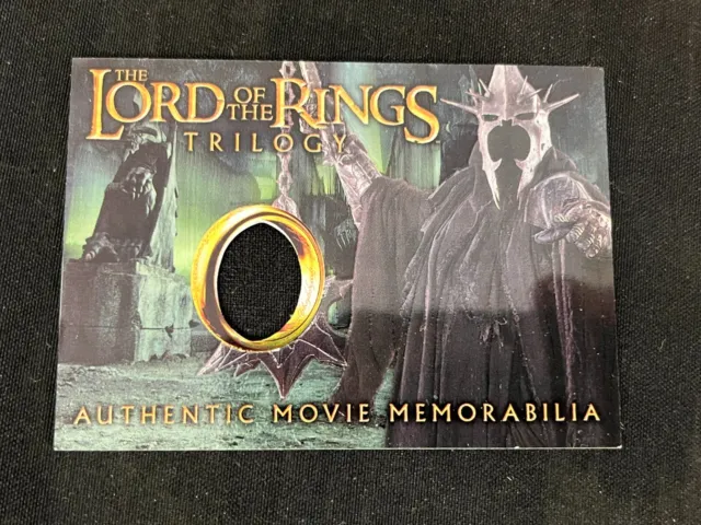 2004 Topps Lord of the Rings Trilogy The Witch King's Robe Patch Card AA