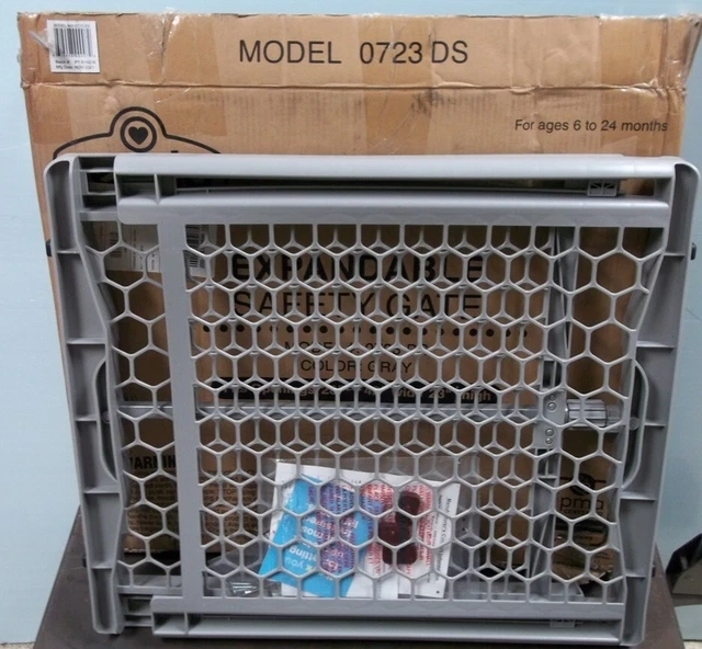 Regalo Puerta De Seguridad Expandible, Modelo: 0723 Ds, Color: Gris