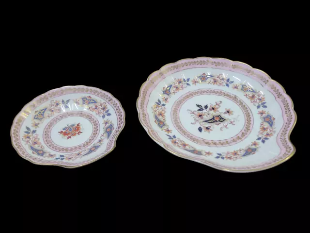 Antico Piatto Ciotola Svuotatasche Coppia Porcellana Limoges CERAMICA PORCELAIN