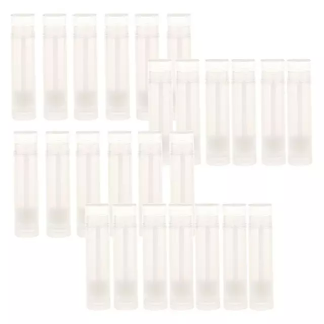 25 Pieces 5g Travel Empty Lip Balm DIY Tubes Cosmetic Containers Lipstick