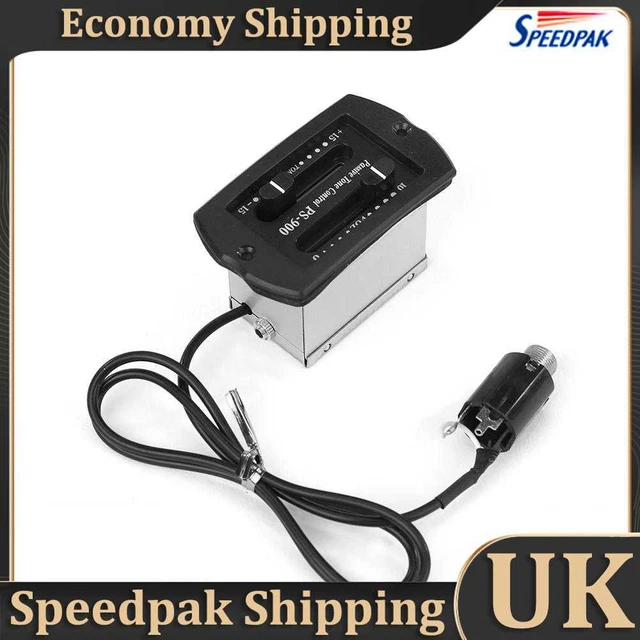 Hot Acoustic Guitar 2-Band EQ Equalizer Tuner System Pickup Preamp for Ukulele
