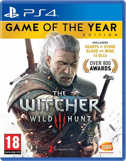 PS4 - The Witcher 3 GOTY Game of the Year Edition PlayStation 4 New Sealed