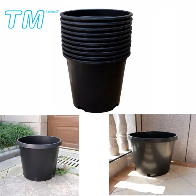 NEW Black Trade Heavy Duty Huge Premium Nursery Pot Root Garden Container