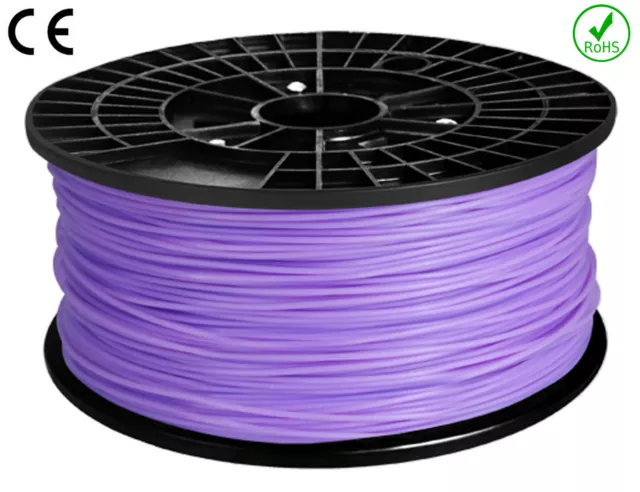 FILAMENT - FIL imprimante 3D PLA 1.75mm VIOLET 1Kg  CE-ROHS PLA175VIO