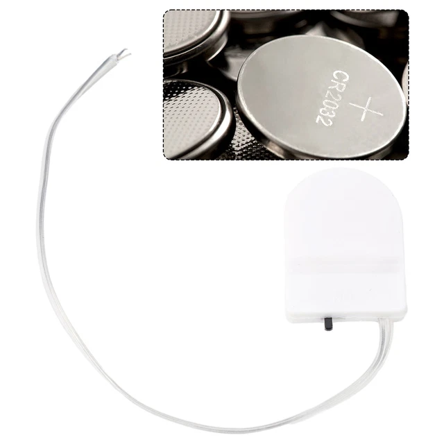 COMPACT AND LIGHTWEIGHT For CR2032 LIR2032 Battery Holder ON OFF Switch