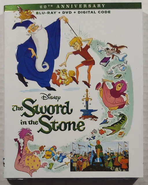 BLURAY DISNEY MOVIE Club The Sword In The Stone DMC Exclusive COVER