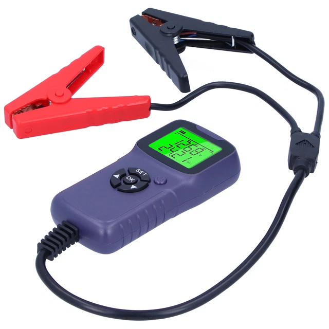 (Violet) Testeur De Batterie Automobile Fonction De Rappel Sonore Portable