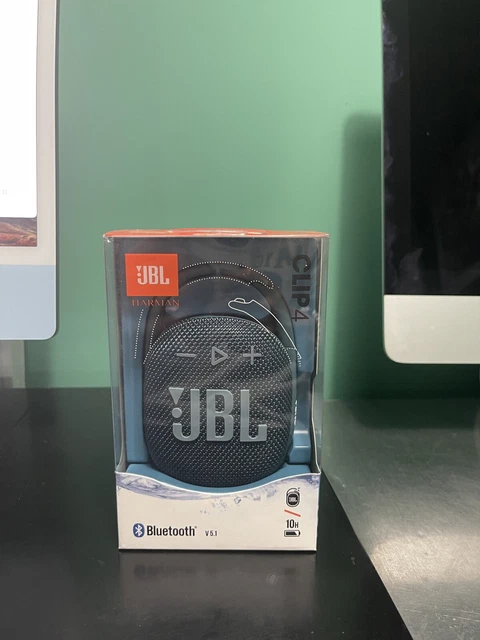 JBL Clip 4 Portable Bluetooth Speaker - Blue, NEW, NEVER OPENED READY TO SHIP