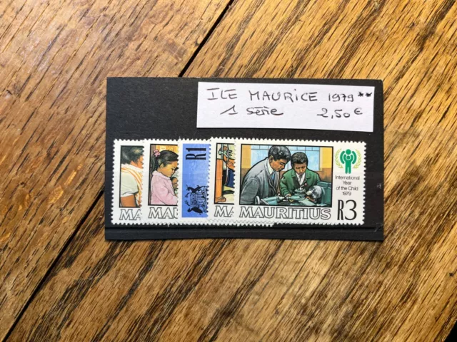 Timbres Ile Maurice Serie 1979 Neufs ** Mnh