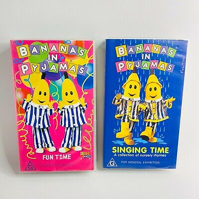 BANANAS IN PYJAMAS VHS Tapes - Singing Time & Fun Time - Pre-Owned £19. ...