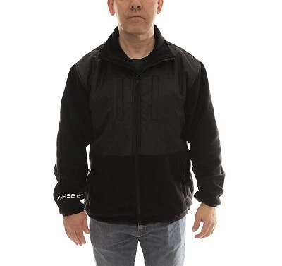 Hybrid Fleece Jacket, Black, XXL -J73013.2X