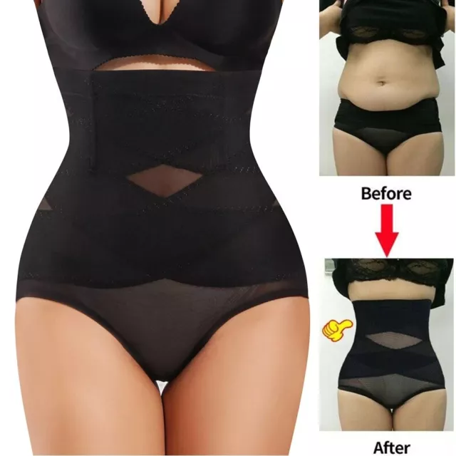 Women Shapewear Waist Trainer Body Shaper Tummy Control High Waist Slim Panties