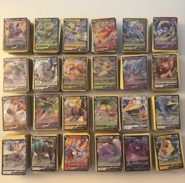 ⭐️ Lot de 200 cartes pokemon sans doubles + 1 ultra rare neuves françaises ⭐️