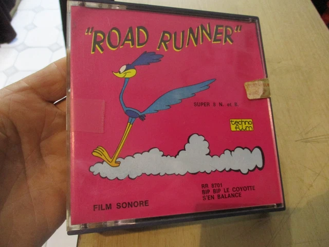 super 8 mm road runner bip bop film sonore