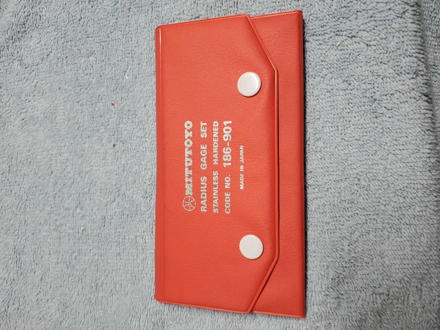 Mitutoyo Radius Gage Set FOR SALE! - PicClick
