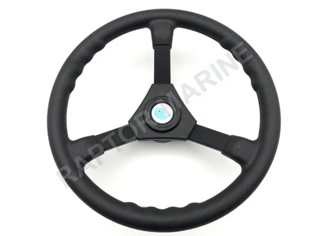 13 inch steering wheel for outboard remote control steering system, 3 spoke.