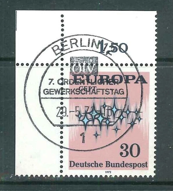 BRD - Bund - Mi-Nr. 717 Ecke 1 - Eckrand - Vollstempel - SST. Berlin