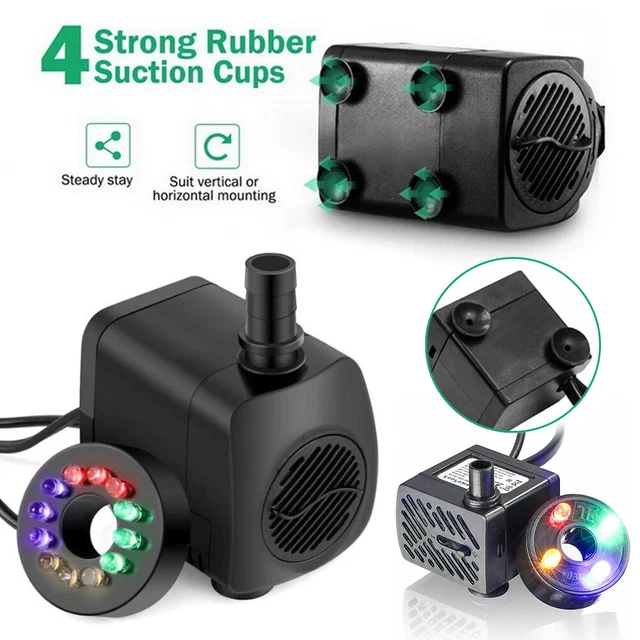 25W Submersible Water Pump Aquarium Fish Tank Sump Pumps Pond Feature 1800 L/H