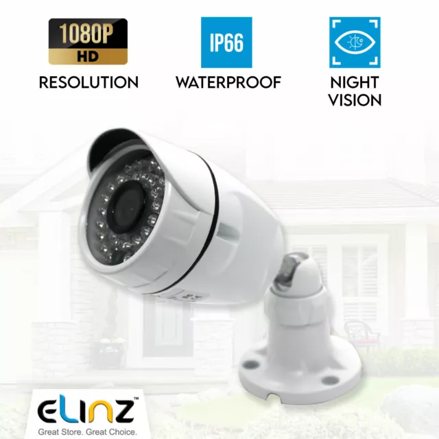 1080P HD 2.0MP AHD Outdoor Bullet CCTV Surveillance Security Camera Night Vision