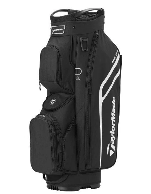 TaylorMade 2022 Cart Lite Cart Golf Bag Black N7876201 14-Way Top New #86512