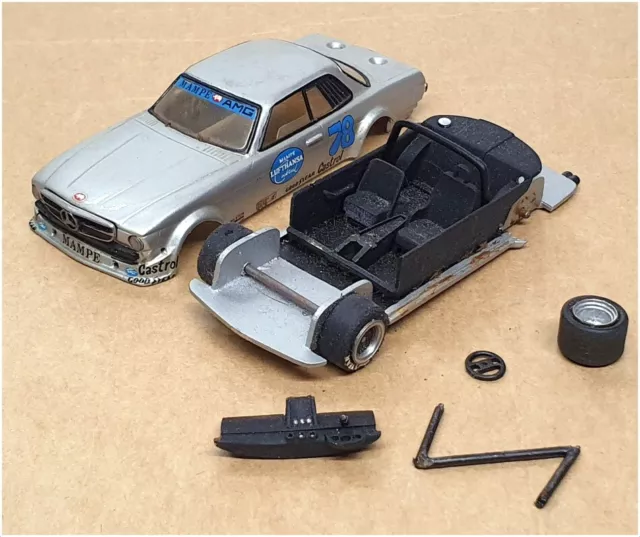 Western Models 1/43 Scale MB33 - MAMPE AMG Mercedes Benz - Silver
