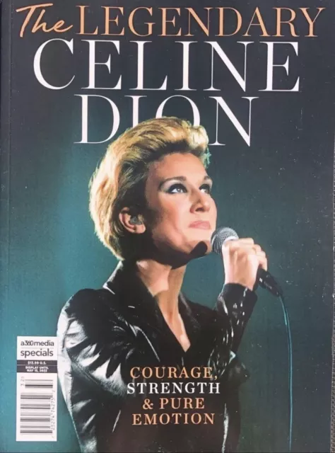 2023 THE LEGENDARY CELINE DION MAGAZINE 2023 A360 music stone rolling ...