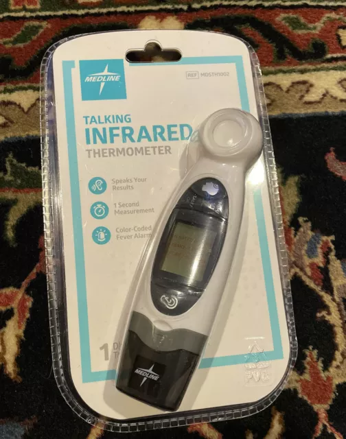 Talking Digital Infrared Thermometer Medline MDSTH1002