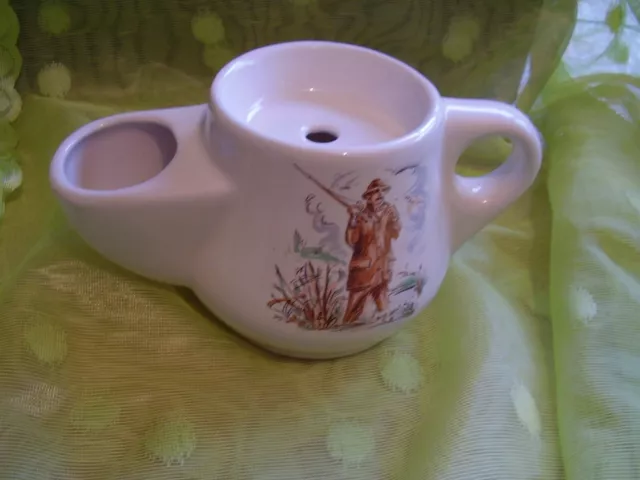 WADE Shaving Mug ~ Royal Victoria Vintage Pottery ~ Fly Fishing Fisherman