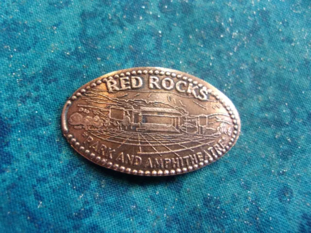 RED ROCKS PARK & AMPHITHEATRE COPPER Elongated Pressed Smashed Penny 1