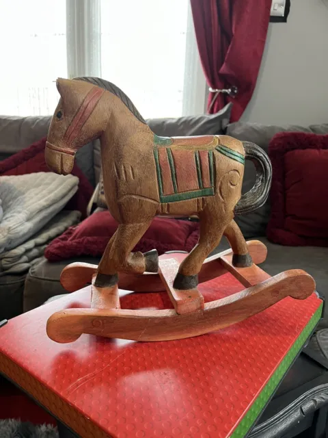 Ornamental Wooden Rocking Horse