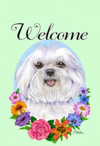 Welcome House Flag -Maltese 63041