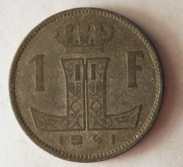 1941 Belgio Franco - Occupato Eccezionale WW2 da Collezione Belgio Bin #D