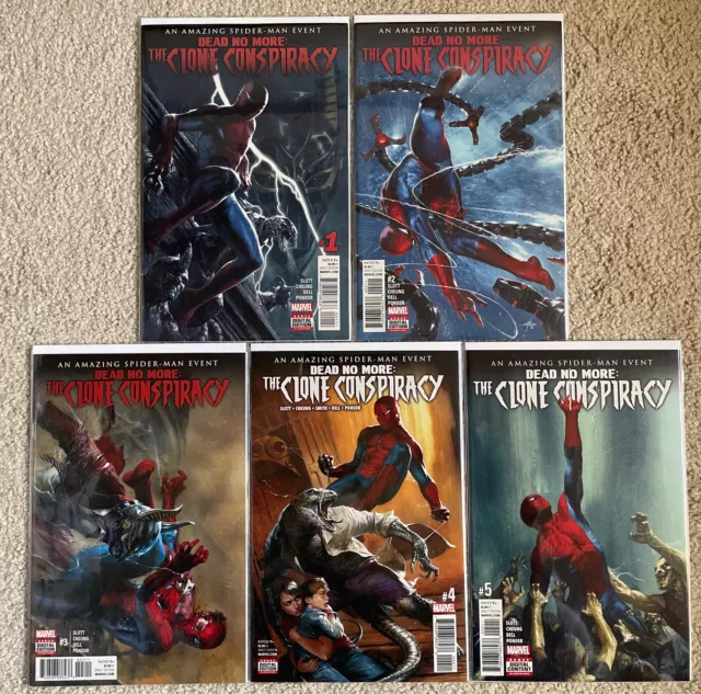 Amazing Spider-man Dead No More The Clone Conspiracy #1-5 Set 2016 Marvel Comics