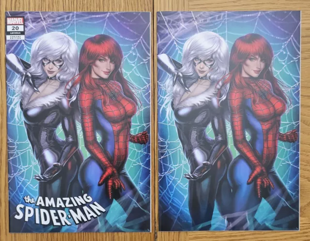 AMAZING SPIDERMAN 20 ARIEL DIAZ VARIANT NM EXCLUSIVE vol 6 2023 VIRGIN + TRADE