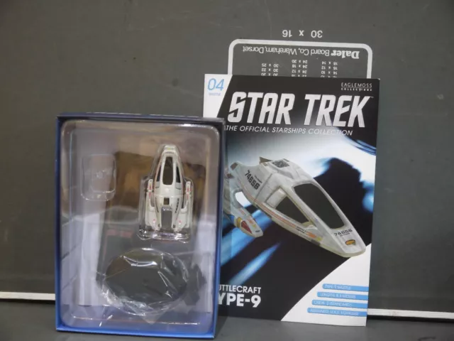 Eaglemoss Star Trek #4 Shuttlecraft TYPE 9 - COCHRANE ~ USS VOYAGER NCC-74656