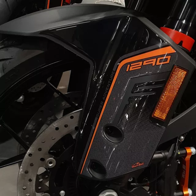 Aufkleber 3D Kompatibel Mit KTM 1290 SUPER ADVENTURE S 2021 Schutz Gabel Schutz