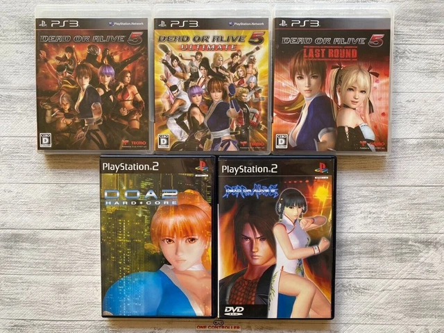 SONY PS2  & 3 Dead or Alive 2 & Hard core 5 & Ultimate  & Last Round from Japan
