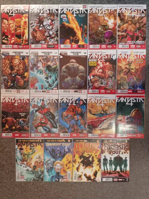 FANTASTIC FOUR (2014) #1-14 + 642-645 + ANNUAL | US MARVEL Comics | J. Robinson