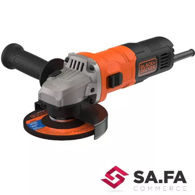 Smerigliatrice Flex Angolare 115 mm BLACK &DECKER 710 W BEG010 Motore soft-start