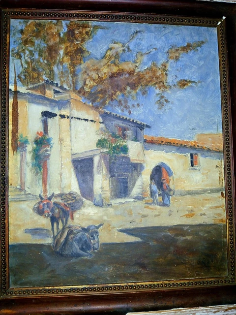 Tableau âne - Aquarelle Imprimée Sur Toile De Lin - ICI PROVENCE - France - 2024