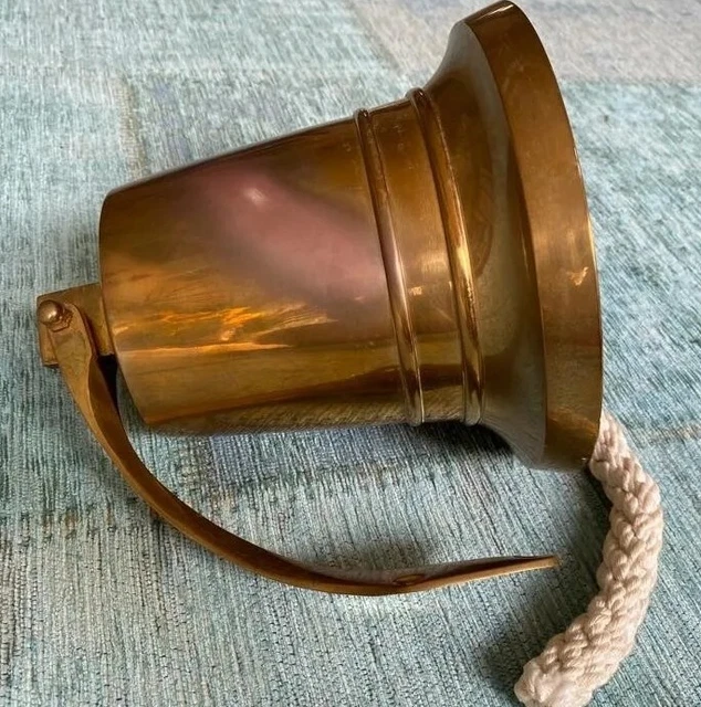 Schiffsglocke - Messing antik - Ø 18 cm Glocke Wandglocke