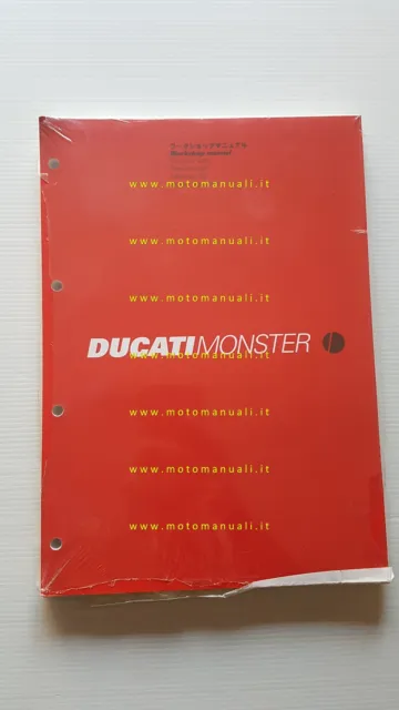 DUCATI Monster 400 600 750 2001 manuale officina Japanese English SHOP MANUAL