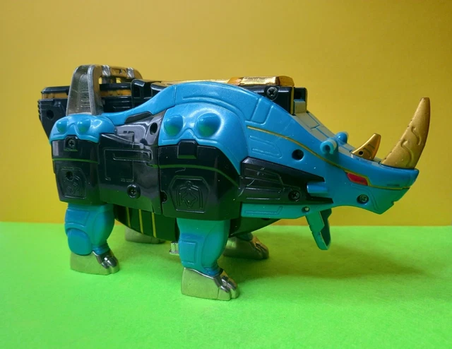 BANDAI POWER RANGERS Wild Force Gaoranger DX Gao Rhino Megazord : le ...