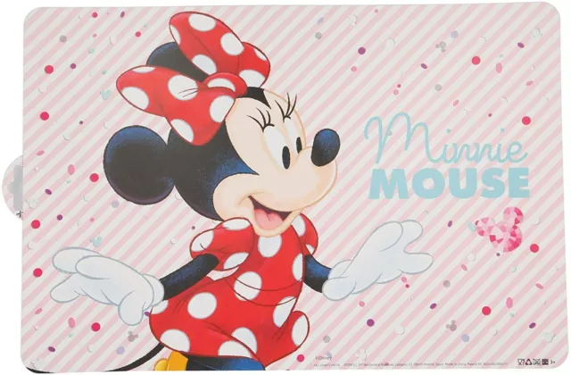 2er-Set Minnie Maus Disney Platz-Set-Deckchen Kinder Tisch Unterlage 18819