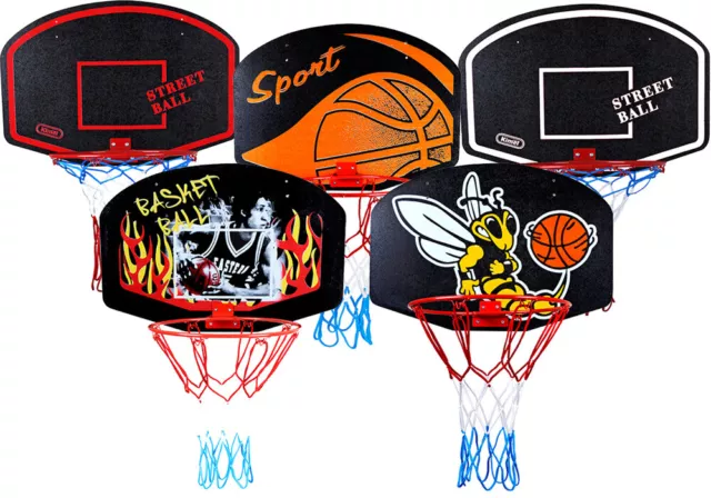 Basketballkorb Kinder Basketball Korb Basketballring Netz Set Miniboard Ø 32cm