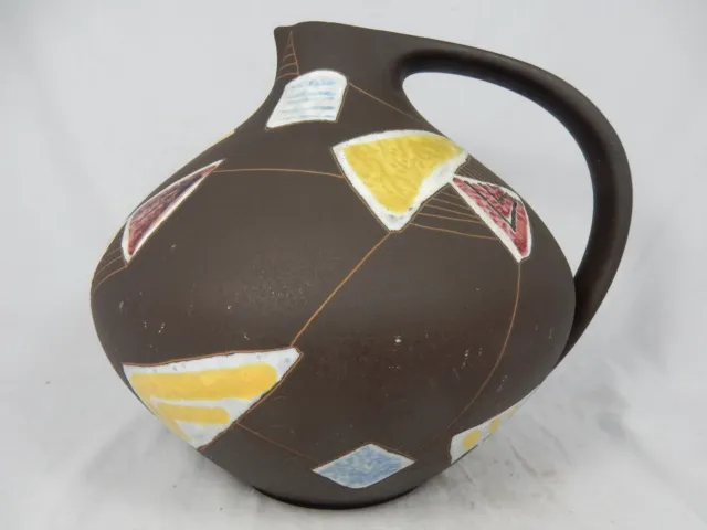 Beautiful 50´s design Ruscha Keramik jug vase / handbemalte Krugvase 315 Marokko