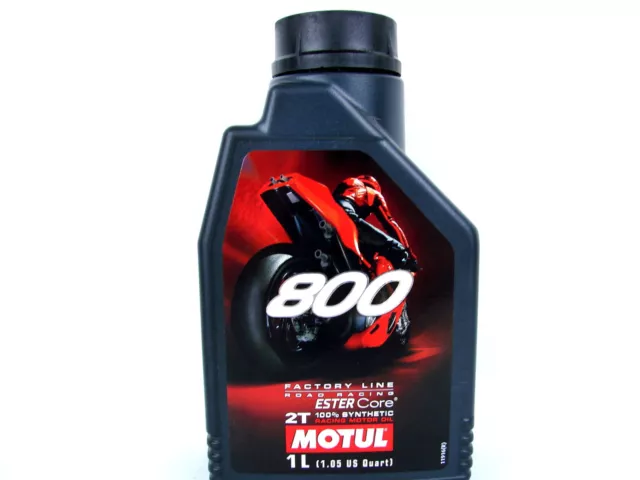 Motul 800 2T takt Road Racing Factory Line Motorrad Motoröl  Ester Core 1Liter