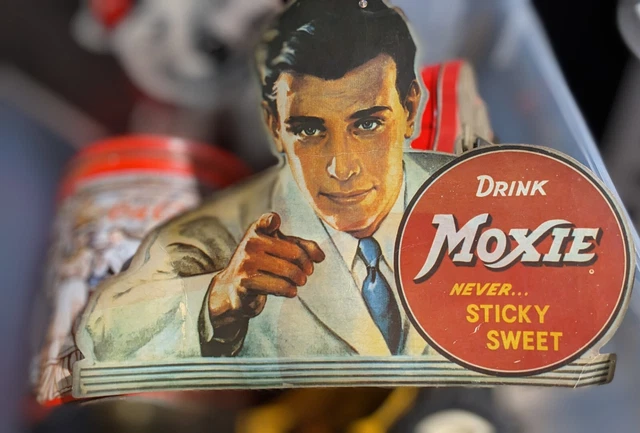 Drink Moxie Soda Beverage Paper Poster Sign